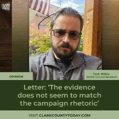 Letter: ‘The evidence does not seem to match the campaign rhetoric’ Letter: ‘The evidence does not seem to match the campaign rhetoric’