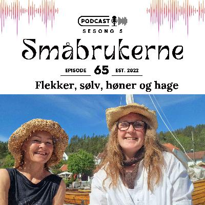 Flekker, sølv, høner og hage