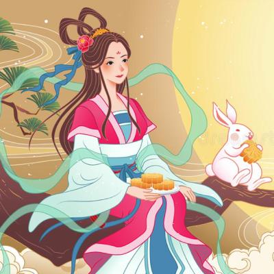 Mid-Autumn Festival Story: The Goddess of the Moon, Chang’E. 中秋节故事，嫦娥奔月。🌙🎑
