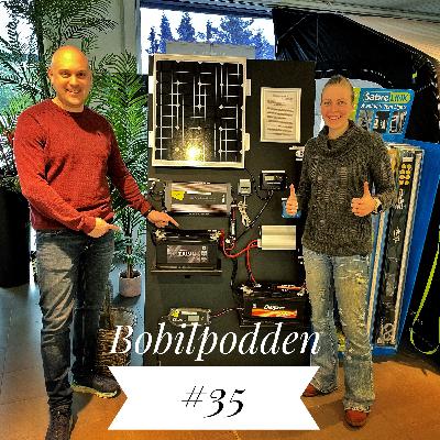 Bobilpodden #35 Lithium, Solcelle, Inverter mye strømrelatert informasjon med Lars.