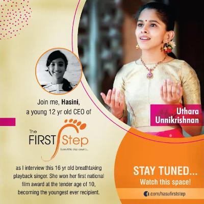 Uthara Unnikrishnan won her first national award at the tender age of 10. - An inspiring interview