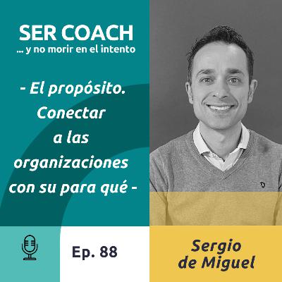88 - El propósito. Conectar a las organizaciones con su para qué, con Sergio de Miguel