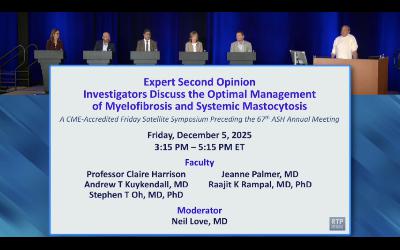 Myelofibrosis and Systemic Mastocytosis — Proceedings from a Symposium Series Preceding the 67th ASH Annual Meeting and Exposition Myelofibrosis and Systemic Mastocytosis — Proceedings from a Symposium Series Preceding the 67th ASH Annual Meeting and Exposition
