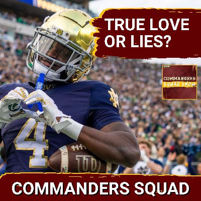 COMMANDERS SQUAD | Draft Strategy SHIFT? Jeremiyah Love at No. 7, LYING SEASON Heats Up, Aiyuk Watch COMMANDERS SQUAD | Draft Strategy SHIFT? Jeremiyah Love at No. 7, LYING SEASON Heats Up, Aiyuk Watch