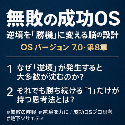 無敗の成功OS:逆境を「勝機」に変える脳の設計図【OS7.0:第8章】 無敗の成功OS:逆境を「勝機」に変える脳の設計図【OS7.0:第8章】
