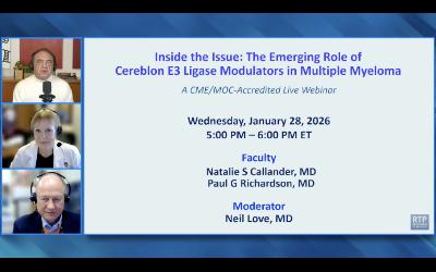 Multiple Myeloma: Inside the Issue of Cereblon E3 Ligase Modulators