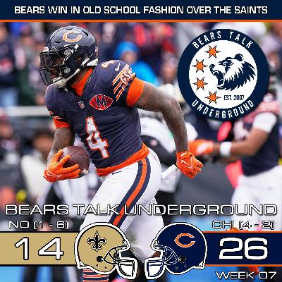 Week Seven Review - Run Game and Defense Lead Bears to 4th Straight Win
