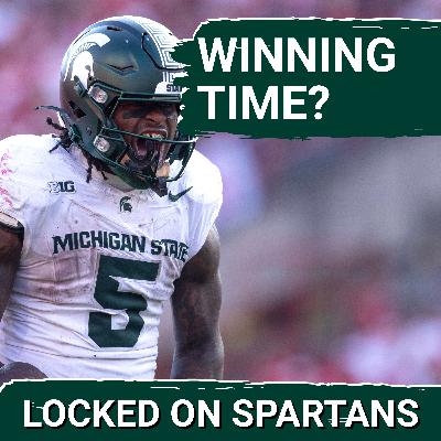 Why MSU football TAKES DOWN UCLA on homecoming; MSU basketball trending for top 25 Ethan Taylor?