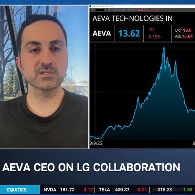 AEVA CEO: ‘Scale and Deployment’ of Autonomous Cars Only a Couple Years Away