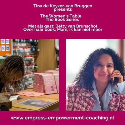 The Women's Table, The Book Series met als gast Betty van Brunswijk over haar boek, Mam, ik kan niet meer The Women's Table, The Book Series met als gast Betty van Brunswijk over haar boek, Mam, ik kan niet meer
