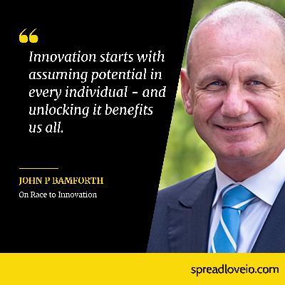Race to Innovation – John P Bamforth