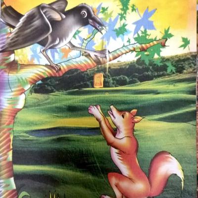 THE FOOLISH CROW AND THE FOX