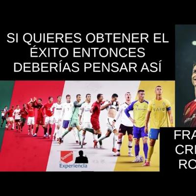 Pensando así obtuvo el éxito: Frases de Cristiano Ronaldo