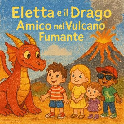 Eletta e il Drago Amico nel Vulcano Fumante