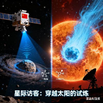 星际访客阿特拉斯幸存太阳炙烤！天问一号首发影像，全球目睹其诡异变蓝-3