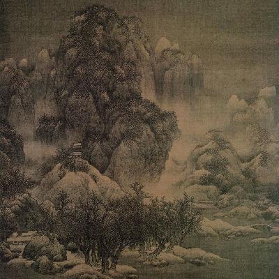 雪景寒林图（北宋·范宽）北方冬日山川雪后壮美景
