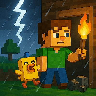 Episode 17 – The Thunderstorm (Bedtime Story for Kids) | Karlik’s Minecraft Stories