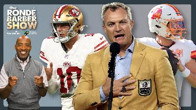 Rondé Barber Reunites with John Lynch to Preview Bucs vs. 49ers Rondé Barber Reunites with John Lynch to Preview Bucs vs. 49ers