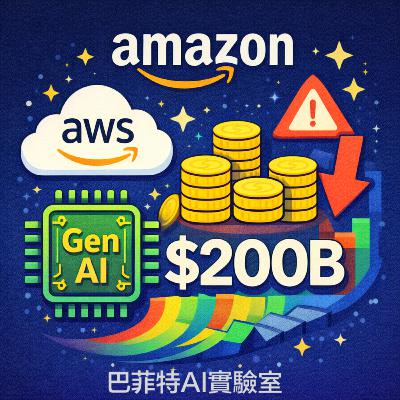 EP249 | Amazon 營收首破 2100 億大關!AWS 創三年最強增長,2000 億美元資本支出是轉機還是重擔? (說明欄中有連結) EP249 | Amazon 營收首破 2100 億大關!AWS 創三年最強增長,2000 億美元資本支出是轉機還是重擔? (說明欄中有連結)