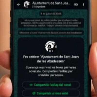 Avisos, agenda i informació oficial: així funciona el nou canal de WhatsApp municipal