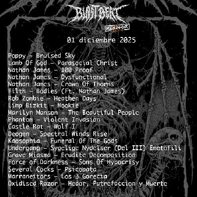 327 Blast Beat 105 - 01 diciembre 2025