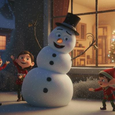 Snemanden der ville danse - julehistorie