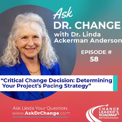 58. Critical Change Decision: Determining Your Project’s Pacing Strategy 58. Critical Change Decision: Determining Your Project’s Pacing Strategy