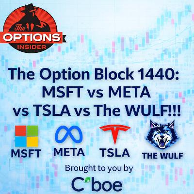 The Option Block 1440: MSFT vs META vs TSLA vs The WULF!!!! The Option Block 1440: MSFT vs META vs TSLA vs The WULF!!!!