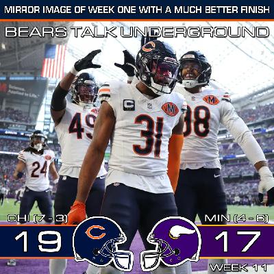 Week Eleven Review - Bears & Vikes Repeat Week One With a Better Ending