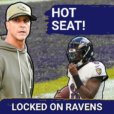 Nick Wright FIRMLY puts John Harbaugh ON HOT SEAT, BIG Baltimore Ravens injury updates revealed