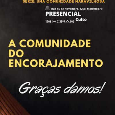 #6 - A Comunidade do Encorajamento #AMaravilhosaComunidade