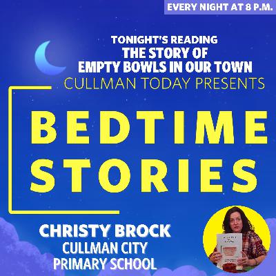 Bedtime Stories – Christy Brock reads The Story Of Empty Bowls In Our Town