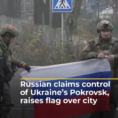 Russian claims control of Ukraine’s Pokrovsk, raises flag over city | #ajshorts
