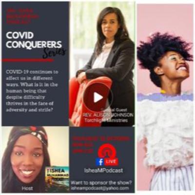 COVID Conquerors Ep1 With Special Guest Rev. Alison Johnson AKA The Relevant Rev