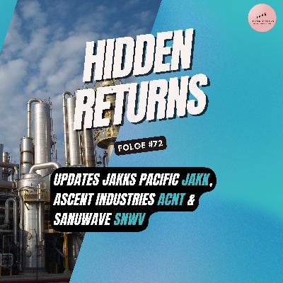 #72 - Updates Jakks Pacific ($JAKK), Ascent Industries ($ACNT) & Sanuwave ($SNWV´) #72 - Updates Jakks Pacific ($JAKK), Ascent Industries ($ACNT) & Sanuwave ($SNWV´)