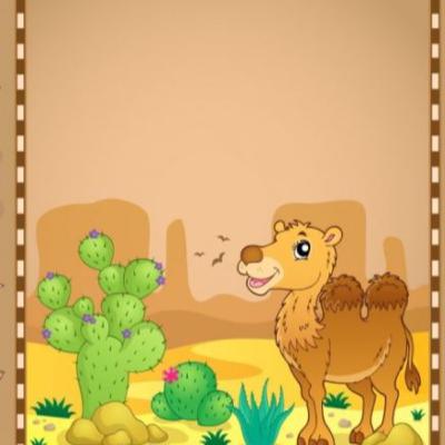 Deve ile Deve Dikeni