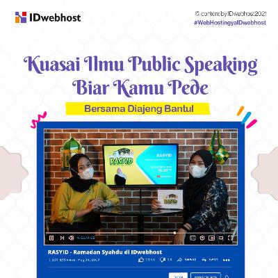 Kuasai Ilmu Public Speaking Biar Kamu Pede Ngomong Depan Banyak Orang Bersama Diajeng Bantul - RASYID Eps 28