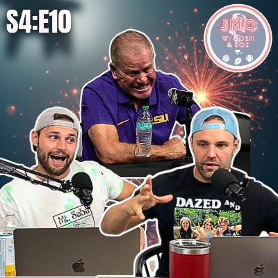 S4E10 Brian Kelly Fired! LSU’s Future, Coaching Candidates & NFL Week 8