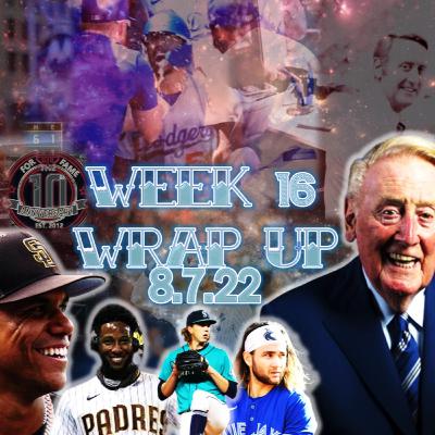 For the Fame Commish Wrap Up Show: Week 16 Wrap (Rest Easy Vin Scully, FTF Deadline Approaching, Gilbert moved for Bo, Bazata acquires Profar & Jimmy takes lead in Otterpops Division) 8/7/22