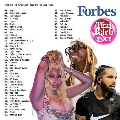 LOE HIPHOP PRESENTS FRIDAY NIGHT HIGHLIGHTS "THOUGHTS ON THE FORBES 50 BEST RAPPERS OF ALL TIME"