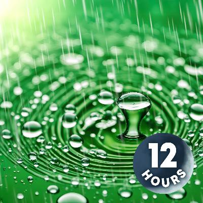 Soothing Rain & White Noise for Sleeping | 12 Hours