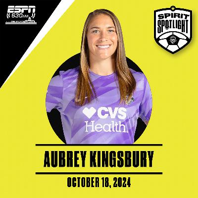 Goalkeeper Greatness: Aubrey Kingsbury on Spirit’s Playoff Prep, Team Depth, and 450 Saves Milestone Goalkeeper Greatness: Aubrey Kingsbury on Spirit’s Playoff Prep, Team Depth, and 450 Saves Milestone