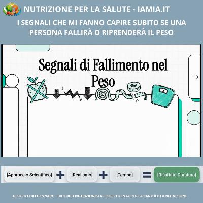 #118-26 I SEGNALI CHE MI FANNO CAPIRE SUBITO SE UNA PERSONA FALLIRÀ O RIPRENDERÀ IL PESO #118-26 I SEGNALI CHE MI FANNO CAPIRE SUBITO SE UNA PERSONA FALLIRÀ O RIPRENDERÀ IL PESO