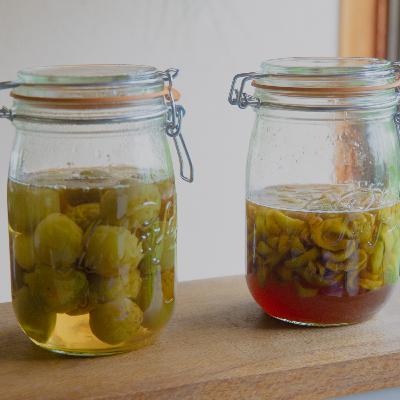 《cook》Pickled plums and plum compote