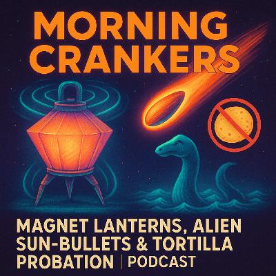 Magnet Lanterns, Alien Sun-Bullets & Tortilla Probation | Morning Crankers Podcast