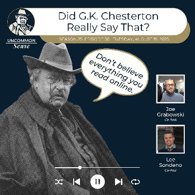 Debunking FAKE Chesterton Quotes!