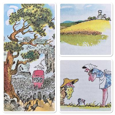 Folge 69: "Drei lustige Gesellen" von Eno Raud, illustriert von Edgar Valter, 2. Buch, Kapitel 4-6