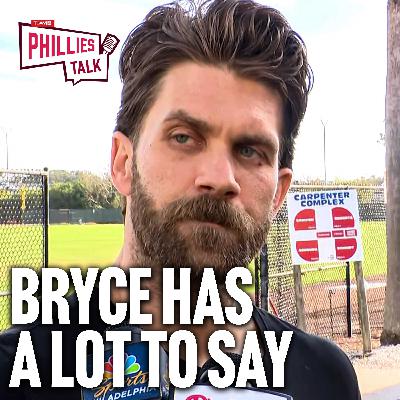 Reacting to Bryce Harper's comments in his first day at camp with John Clark