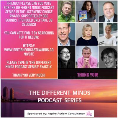 Please will you vote for the Different Minds podcast series?