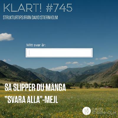 Så slipper du många "Svara alla"-mejl
